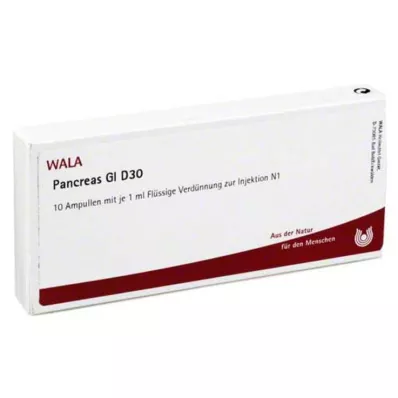 PANCREAS GL D 30 ampullia, 10X1 ml PANCREAS GL D 30 ampullia, 10X1 ml