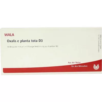 OXALIS E planta tota D 3 Ampullit, 10X1 ml