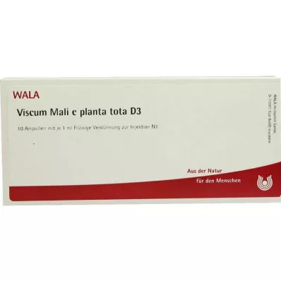 VISCUM MALI e planta tota D 3 Ampullit, 10X1 ml