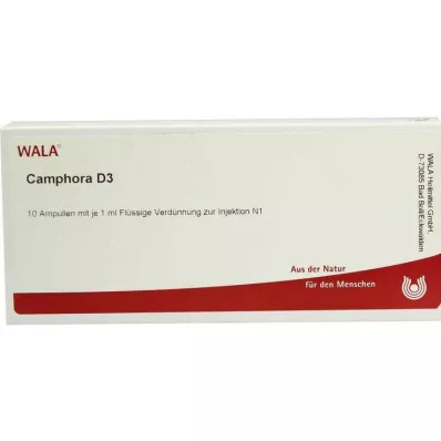 CAMPHORA D 3 ampullia, 10X1 ml CAMPHORA D 3 ampullia, 10X1 ml
