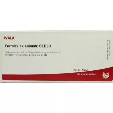 FORMICA EX animale GL D 30 ampullia, 10X1 ml FORMICA EX animale GL D 30 ampullia, 10X1 ml