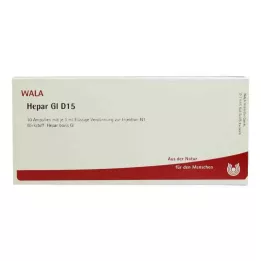 HEPAR GL D 15 Ampullit, 10X1 ml