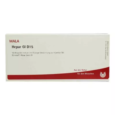 HEPAR GL D 15 Ampullit, 10X1 ml