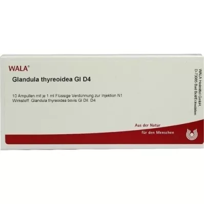 GLANDULA THYREOIDEA GL D 4 ampullia, 10X1 ml