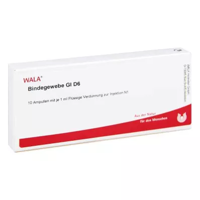 BINDEGEWEBE GL D 6 ampullia, 10X1 ml