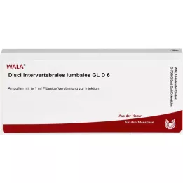 DISCI intervertebral lumbales GL D 6 ampullia, 10X1 ml