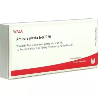 ARNICA E Planta tota D 20 ampullia, 10X1 ml