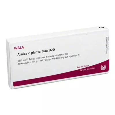 ARNICA E Planta tota D 20 ampullia, 10X1 ml