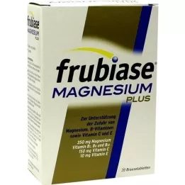 FRUBIASE MAGNESIUM Plus-hapettavat tabletit, 20 kpl