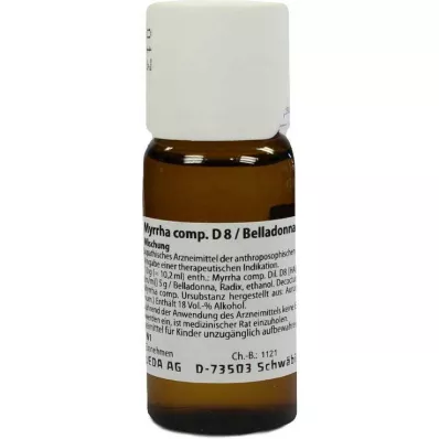 MYRRHA comp.D 8/Belladonna Radix D 10 aa -seos, 50 ml