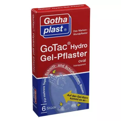 GOTAC Haavakalvo geelityynyllä, 6 kpl GOTAC Haavakalvo geelityynyllä, 6 kpl