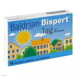 BALDRIAN DISPERT Päivän päällystetyt tabletit, 40 kpl