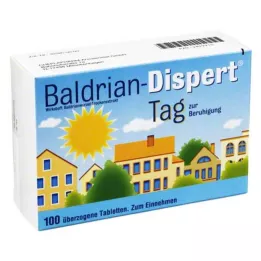 BALDRIAN DISPERT Päivän päällystetyt tabletit, 100 kpl