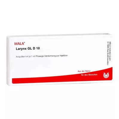 LARYNX GL D 10 ampullia, 10X1 ml