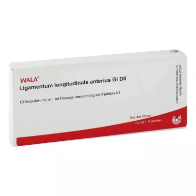 LIGAMENTUM LONGITUDINALE anterius GL D 8 ampullia, 10X1 ml