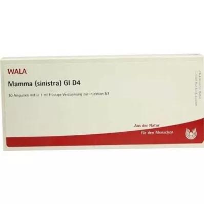 MAMMA SINISTRA GL D 4 ampullia, 10X1 ml