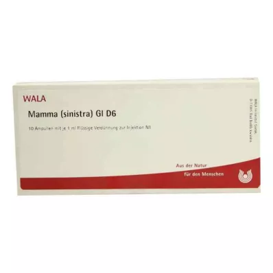 MAMMA SINISTRA GL D 6 ampullia, 10X1 ml MAMMA SINISTRA GL D 6 ampullia, 10X1 ml