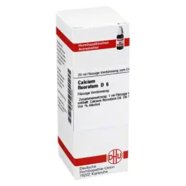 CALCIUM FLUORATUM D 6 Laimennus, 20 ml