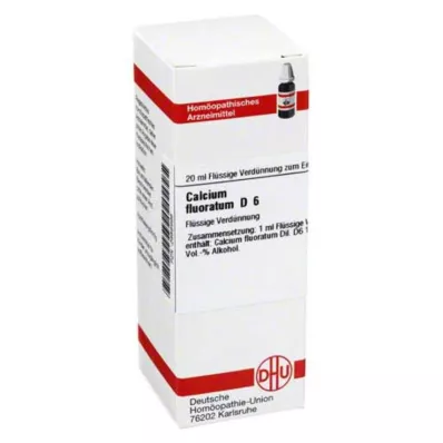 CALCIUM FLUORATUM D 6 Laimennus, 20 ml