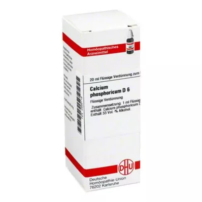 CALCIUM PHOSPHORICUM D 6 Laimennus, 20 ml