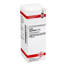 CARBO VEGETABILIS D 6 Laimennus, 20 ml
