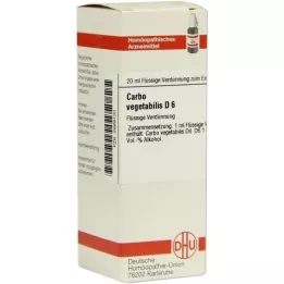 CARBO VEGETABILIS D 6 Laimennus, 20 ml