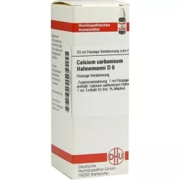 CALCIUM CARBONICUM Hahnemanni D 6 Laimennus, 20 ml