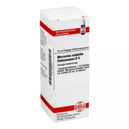 MERCURIUS SOLUBILIS Hahnemanni D 6 Laimennus, 20 ml