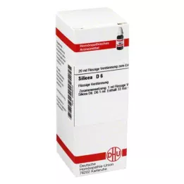 SILICEA D 6 Laimennus, 20 ml