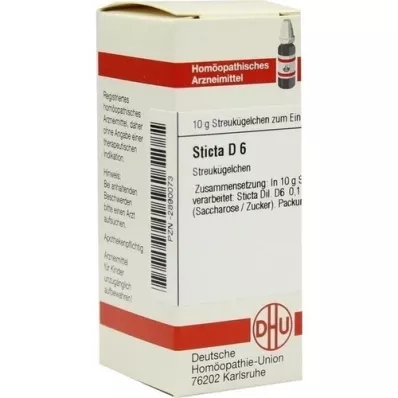 STICTA D 6 palloa, 10 g