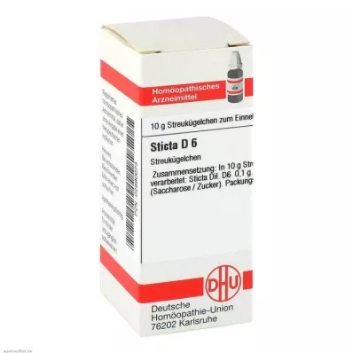 STICTA D 6 palloa, 10 g