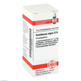 SAMBUCUS NIGRA D 6 palloa, 10 g