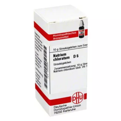 NATRIUM CHLORATUM D 6 palloa, 10 g