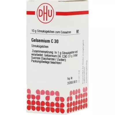 GELSEMIUM C 30 palloa, 10 g