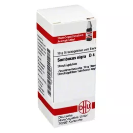 SAMBUCUS NIGRA D 4 palloa, 10 g