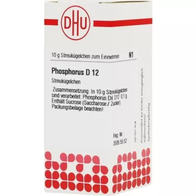 PHOSPHORUS D 12 palloa, 10 g