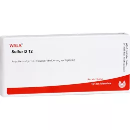 SULFUR D 12 ampullia, 10X1 ml