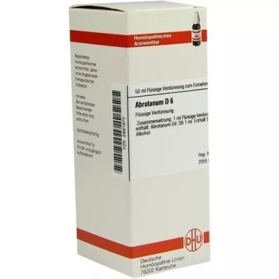 ABROTANUM D 6 Laimennus, 50 ml