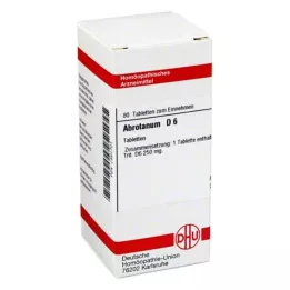 ABROTANUM D 6 tablettia, 80 kpl