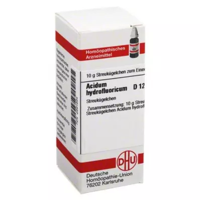 ACIDUM HYDROFLUORICUM D 12 palloa, 10 g