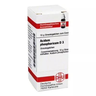 ACIDUM PHOSPHORICUM D 3 palloa, 10 g