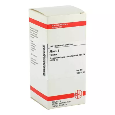 ALOE D 6 tablettia, 200 kpl
