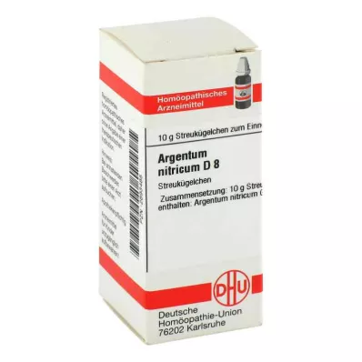 ARGENTUM NITRICUM D 8 palloa, 10 g