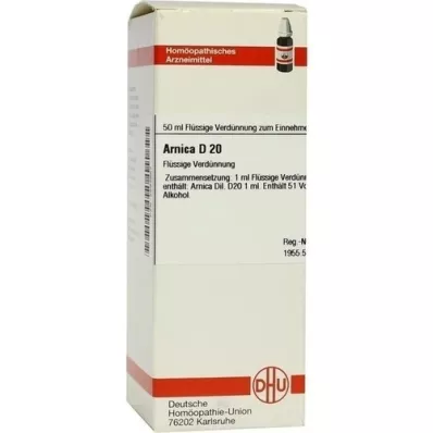 ARNICA D 20 -laimennus, 50 ml