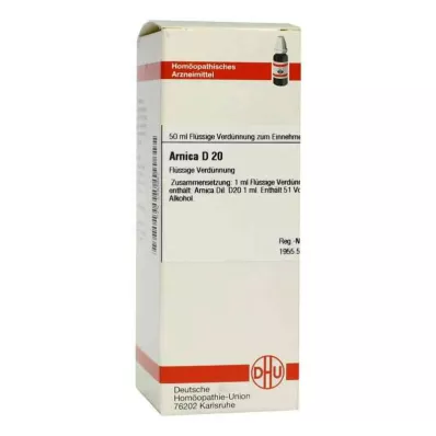 ARNICA D 20 -laimennus, 50 ml ARNICA D 20 -laimennus, 50 ml