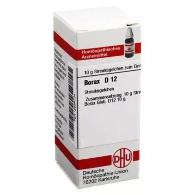 BORAX D 12 palloa, 10 g