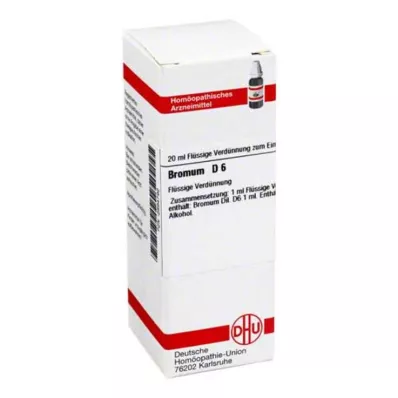BROMUM D 6 Laimennus, 20 ml