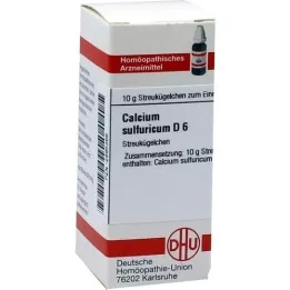 CALCIUM SULFURICUM D 6 palloa, 10 g