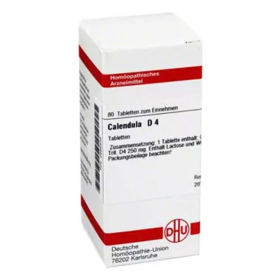 CALENDULA D 4 tablettia, 80 kpl