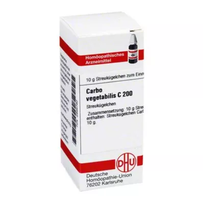 CARBO VEGETABILIS C 200 palloa, 10 g